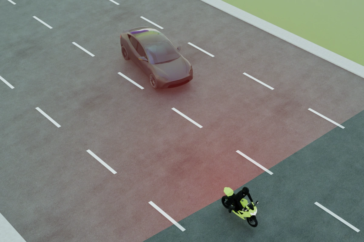 motorcycle bsd radar sensor