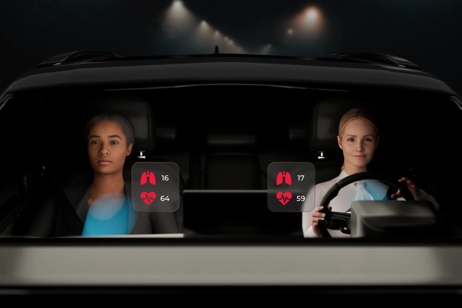driver vital signs monitoring